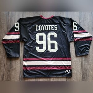 Arizona Coyotes x Bauer Black Lifestyle Mens Jersey Size Large NWT